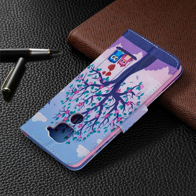 Housse Xiaomi Redmi Note 9 Hiboux Sur La Balancoire Housse Xiaomi Redmi Note 9 Hiboux Sur La Balancoire