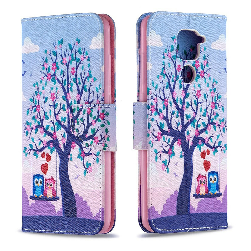 Housse Xiaomi Redmi Note 9 Hiboux Sur La Balancoire Housse Xiaomi Redmi Note 9 Hiboux Sur La Balancoire