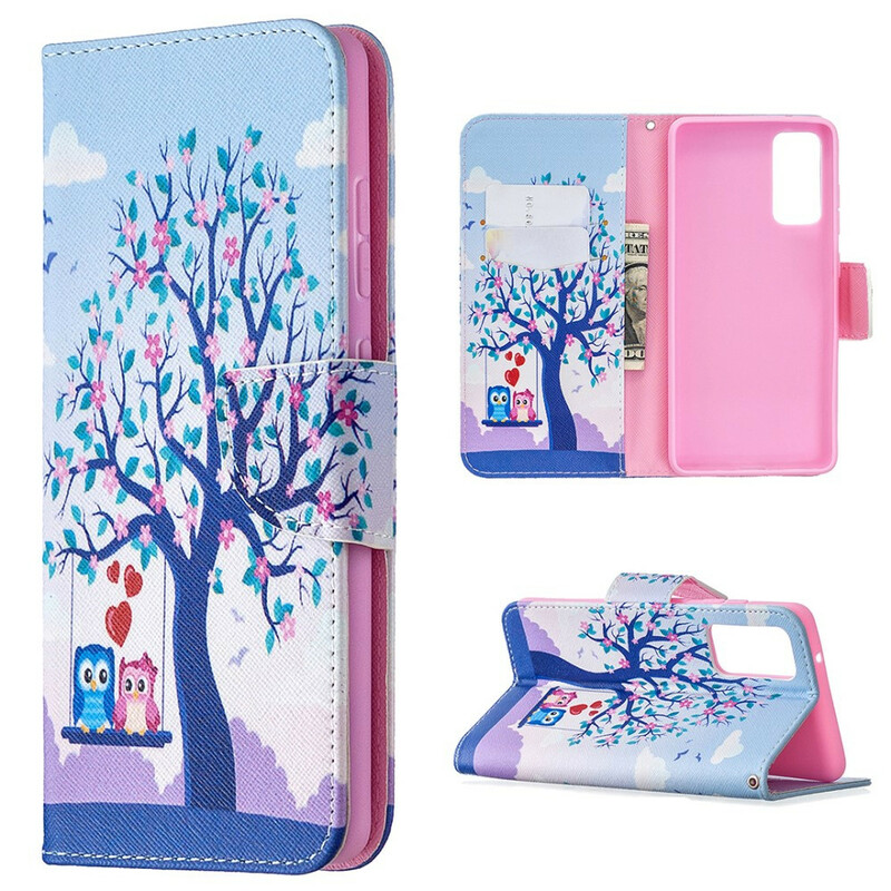 Housse Samsung Galaxy S20 FE Hiboux Sur La Balançoire Housse Samsung Galaxy S20 FE Hiboux Sur La Balançoire