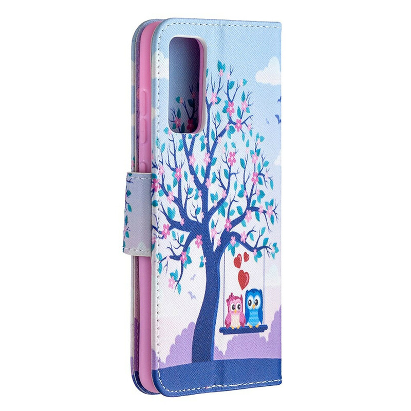 Housse Samsung Galaxy S20 FE Hiboux Sur La Balançoire Housse Samsung Galaxy S20 FE Hiboux Sur La Balançoire