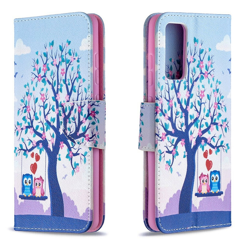 Housse Samsung Galaxy S20 FE Hiboux Sur La Balançoire Housse Samsung Galaxy S20 FE Hiboux Sur La Balançoire