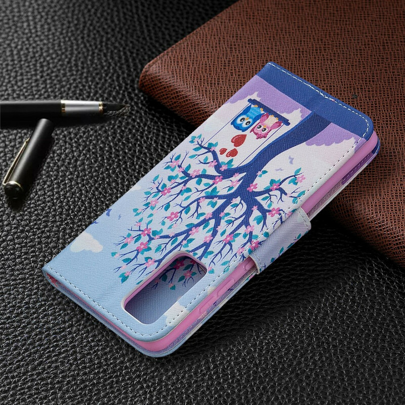 Housse Samsung Galaxy S20 FE Hiboux Sur La Balançoire Housse Samsung Galaxy S20 FE Hiboux Sur La Balançoire