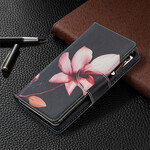 Housse Samsung Galaxy S20 FE Poche Zippée Fleur Housse Samsung Galaxy S20 FE Poche Zippée Fleur