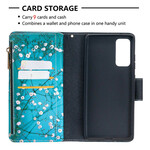 Housse Samsung Galaxy S20 FE Poche Zippée Arbre