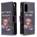 Housse Samsung Galaxy S20 FE Poche Zippée Ours Housse Samsung Galaxy S20 FE Poche Zippée Ours