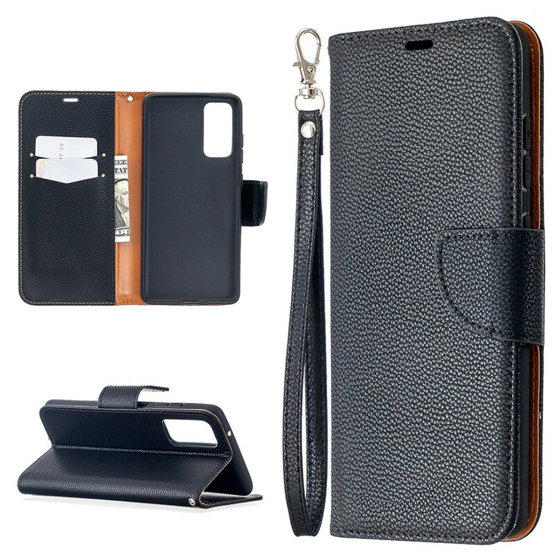 Housse Samsung Galaxy S20 FE Litchi Rabat Oblique Housse Samsung Galaxy S20 FE Litchi Rabat Oblique