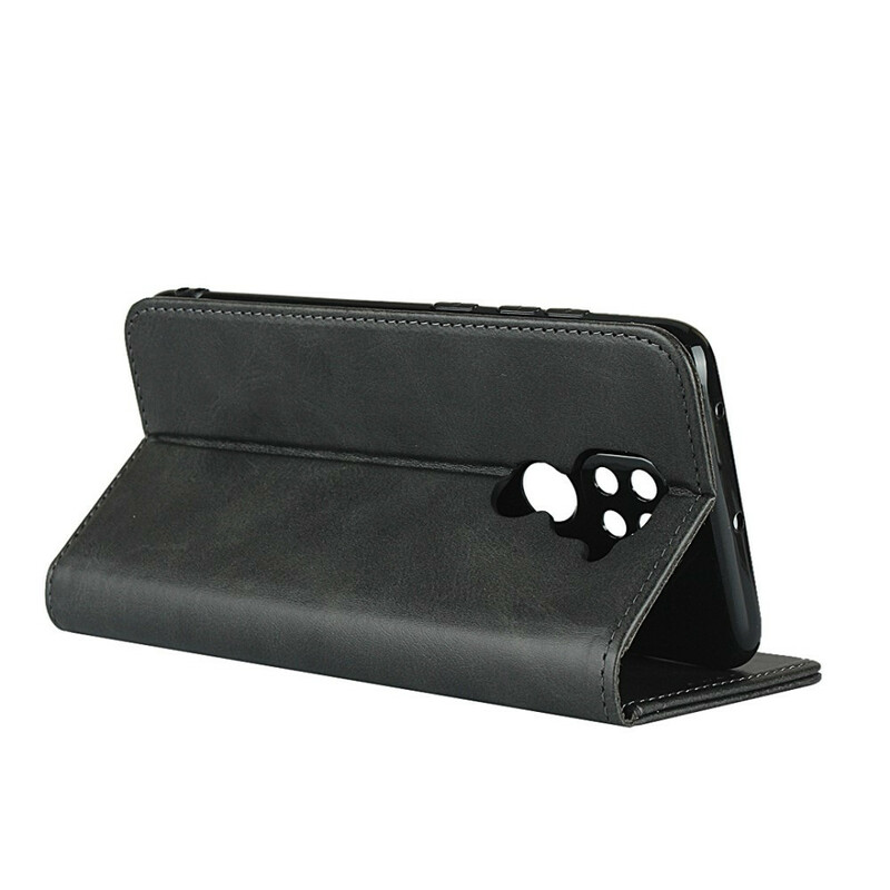 Flip Cover Xiaomi Redmi Note 9 Premium Simili Cuir Coutures Ma Coque