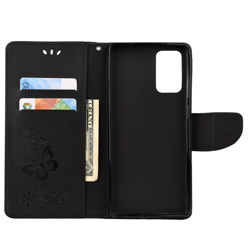 Housse Samsung Galaxy S20 FE Que des Papillons avec Lanière Housse Samsung Galaxy S20 FE Que des Papillons avec Lanière