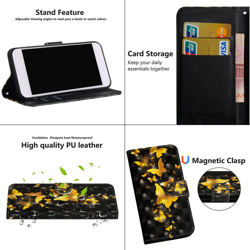Housse Samsung Galaxy S20 FE Papillons Jaunes Housse Samsung Galaxy S20 FE Papillons Jaunes