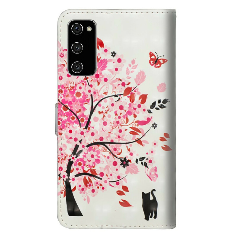 Housse Samsung Galaxy S20 FE Arbre Rose Housse Samsung Galaxy S20 FE Arbre Rose