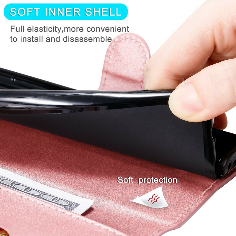 Housse Xiaomi Redmi Note 9 Vintage Porte-Monnaie Housse Xiaomi Redmi Note 9 Vintage Porte-Monnaie