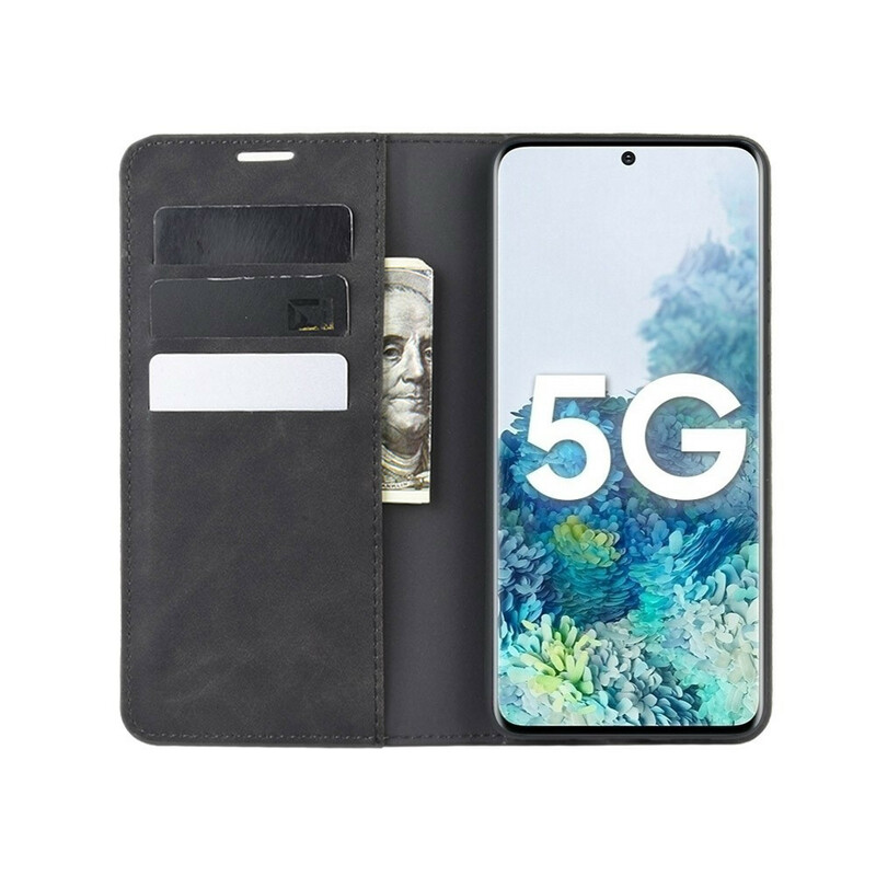 Flip Cover Samsung Galaxy S20 FE Effet Cuir Douceur Flip Cover Samsung Galaxy S20 FE Effet Cuir Douceur