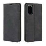 Flip Cover Samsung Galaxy S20 FE Effet Cuir Douceur