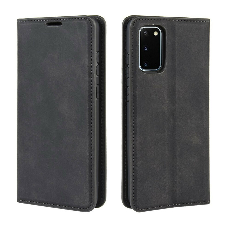 Flip Cover Samsung Galaxy S20 FE Effet Cuir Douceur Flip Cover Samsung Galaxy S20 FE Effet Cuir Douceur