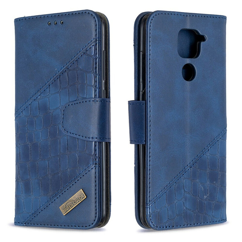 Housse Xiaomi Redmi Note 9 Effet Peau de Crocodile Classique