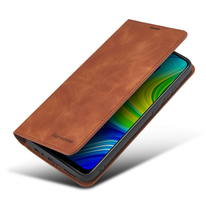 Flip Cover Xiaomi Redmi Note 9 Effet Cuir FORWENW Flip Cover Xiaomi Redmi Note 9 Effet Cuir FORWENW