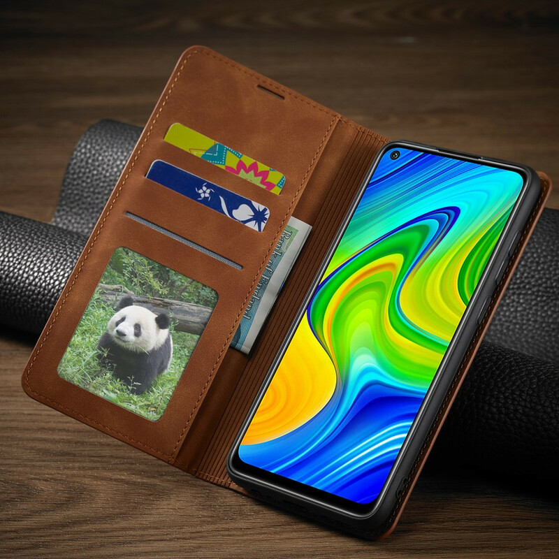 Flip Cover Xiaomi Redmi Note 9 Effet Cuir FORWENW Flip Cover Xiaomi Redmi Note 9 Effet Cuir FORWENW