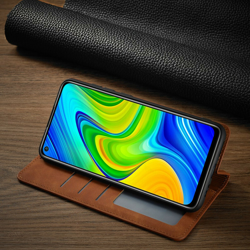 Flip Cover Xiaomi Redmi Note 9 Effet Cuir FORWENW Flip Cover Xiaomi Redmi Note 9 Effet Cuir FORWENW
