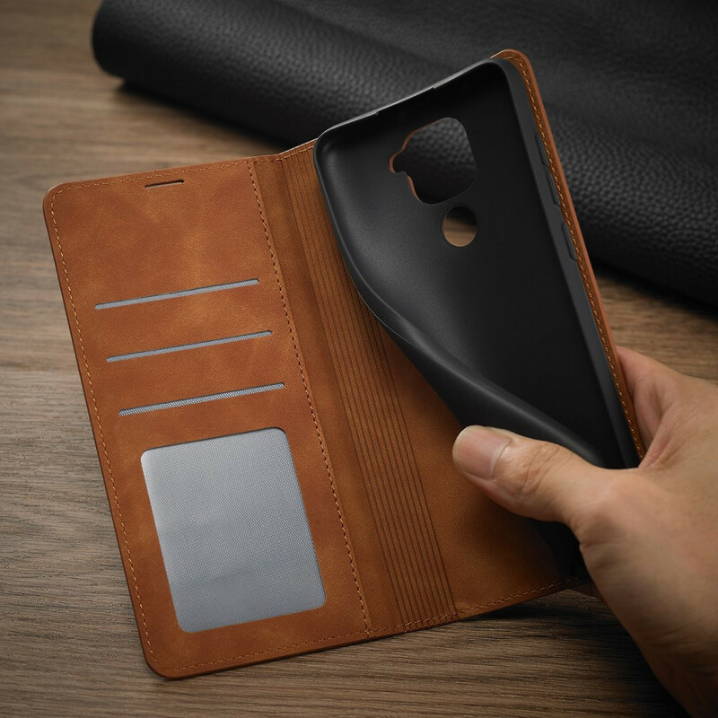 Flip Cover Xiaomi Redmi Note 9 Effet Cuir FORWENW Flip Cover Xiaomi Redmi Note 9 Effet Cuir FORWENW