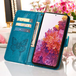 Housse Samsung Galaxy S20 FE Papillon Design avec Lanière Housse Samsung Galaxy S20 FE Papillon Design avec Lanière