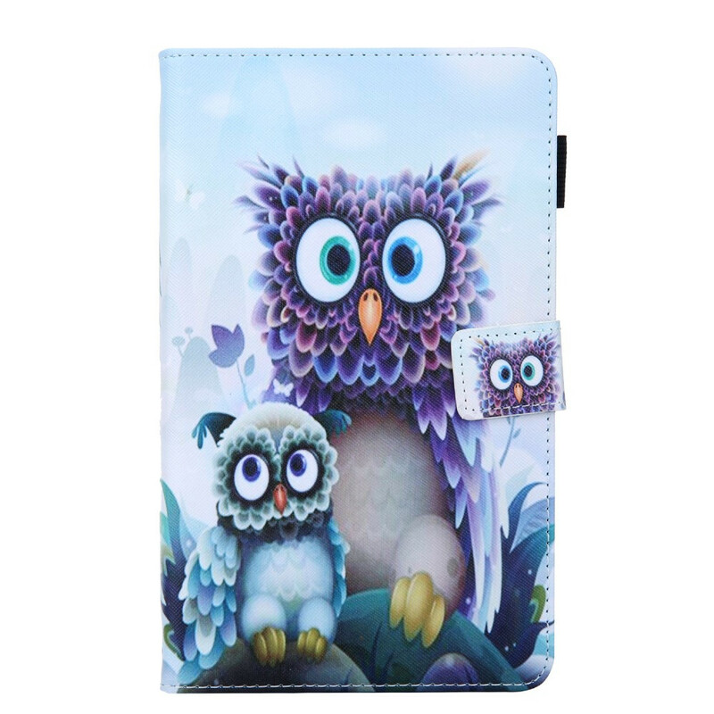 Housse Samsung Galaxy Tab A 8.0 (2019) Hibou Effrayé