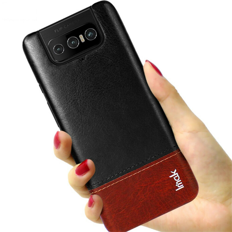 Coque Asus ZenFone 7 / 7 ProIMAK Ruiyi Series Effet Cuir Coque Asus ZenFone 7 / 7 ProIMAK Ruiyi Series Effet Cuir