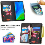 Housse Huawei P Smart 2020 Poche Zippée Fleur Housse Huawei P Smart 2020 Poche Zippée Fleur