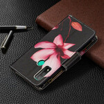 Housse Huawei P Smart 2020 Poche Zippée Fleur Housse Huawei P Smart 2020 Poche Zippée Fleur