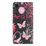 Housse Huawei P Smart S Papillons et Fleurs