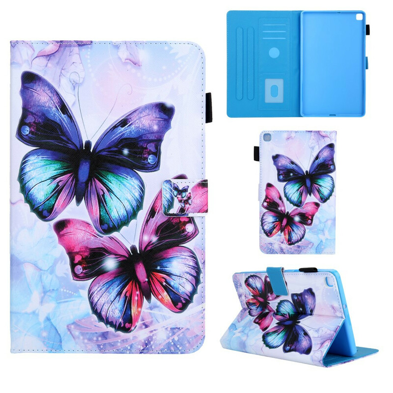 Housse Samsung Galaxy Tab A 8.0 (2019) Papillons Enchantés