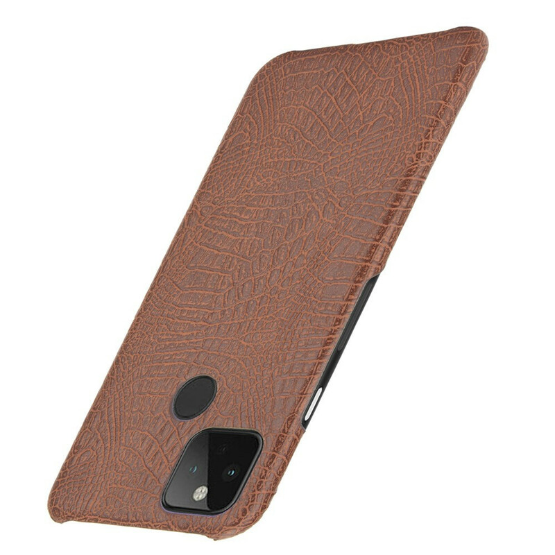 Coque Google Pixel 4a 5G Effet Peau de Crocodile