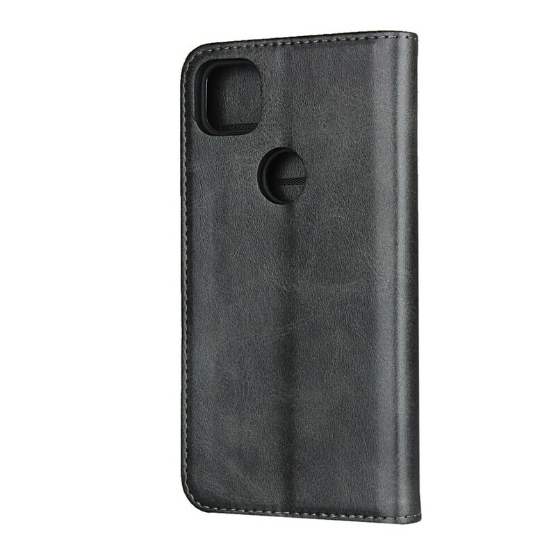 Flip Cover Google Pixel 4a Premium Simili Cuir Coutures Flip Cover Google Pixel 4a Premium Simili Cuir Coutures