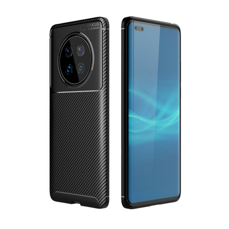 Coque Huawei Mate 40 Pro Texture Fibre Carbone Flexible
