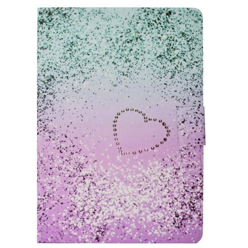 Housse Huawei MediaPad T3 10 Paillettes Coeur Housse Huawei MediaPad T3 10 Paillettes Coeur