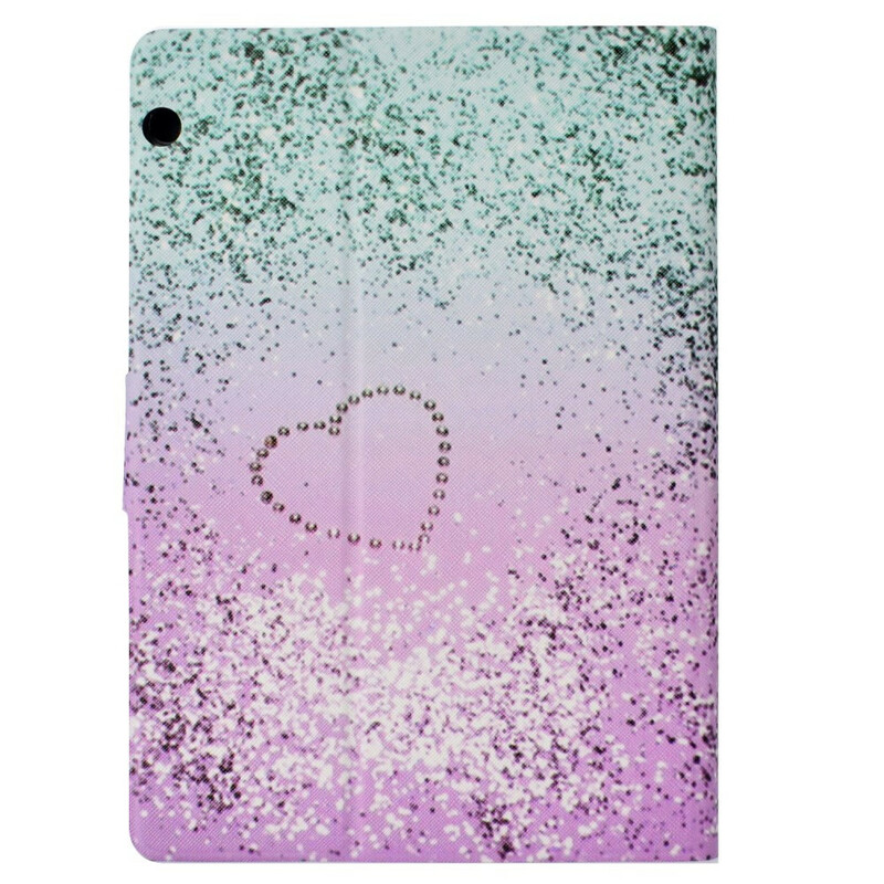 Housse Huawei MediaPad T3 10 Paillettes Coeur Housse Huawei MediaPad T3 10 Paillettes Coeur