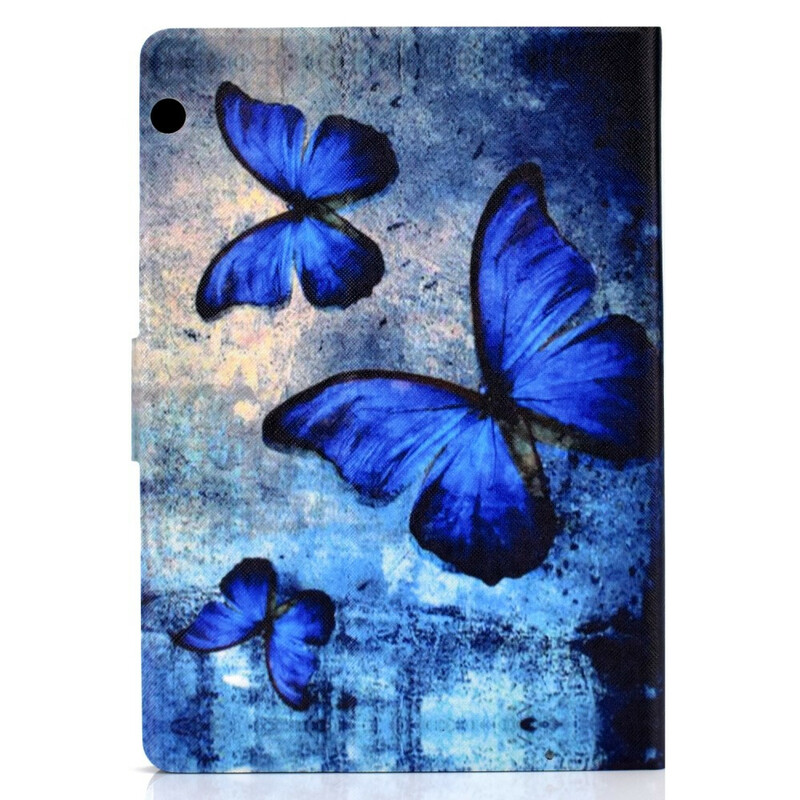 Housse Huawei MediaPad T3 10 Papillons Bleus Housse Huawei MediaPad T3 10 Papillons Bleus