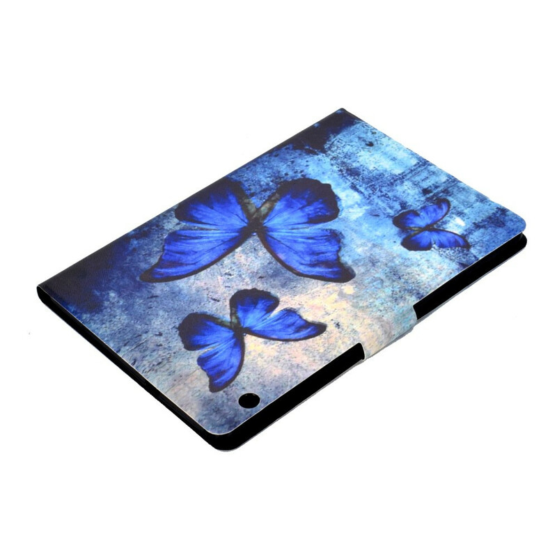 Housse Huawei MediaPad T3 10 Papillons Bleus Housse Huawei MediaPad T3 10 Papillons Bleus