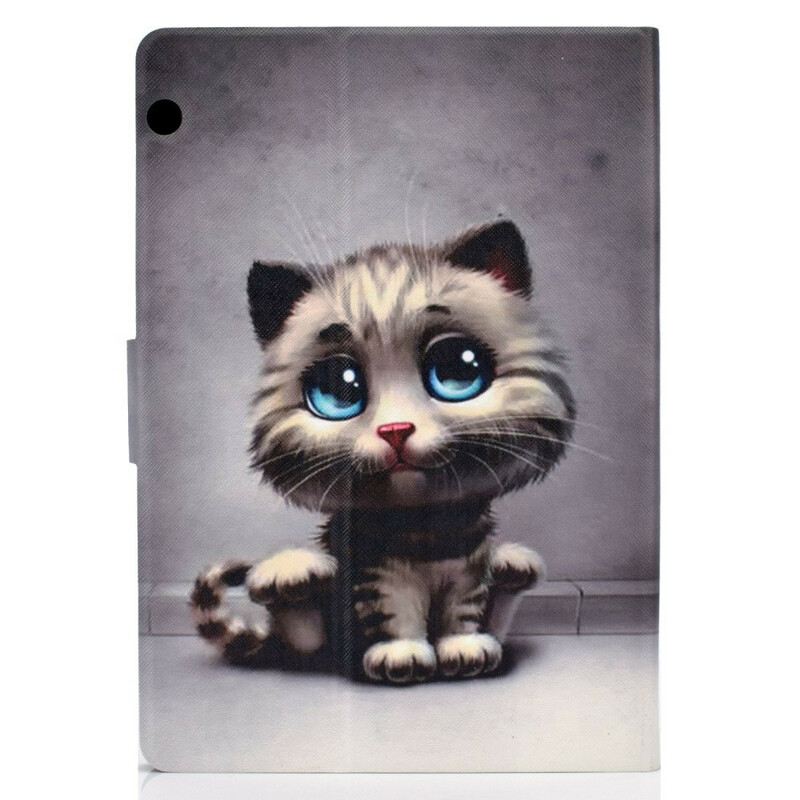 Housse Huawei MediaPad T3 10 Chaton Yeux Bleus Housse Huawei MediaPad T3 10 Chaton Yeux Bleus