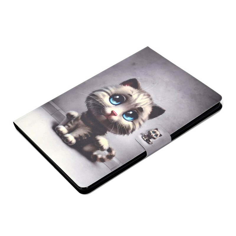 Housse Huawei MediaPad T3 10 Chaton Yeux Bleus Housse Huawei MediaPad T3 10 Chaton Yeux Bleus