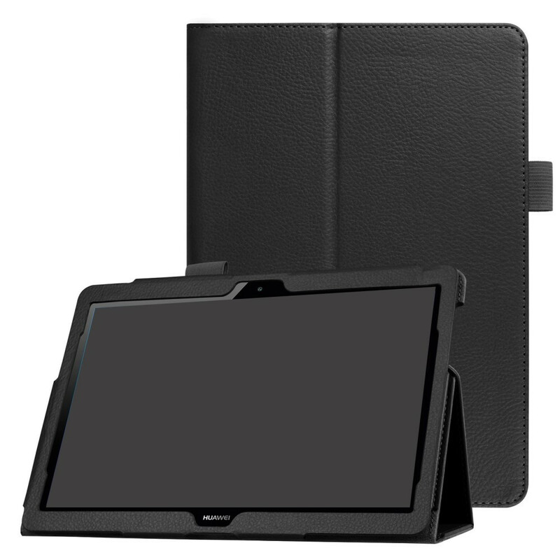 Smart Case Huawei MediaPad T3 10 Deux Volets Style Cuir Litchi Smart Case Huawei MediaPad T3 10 Deux Volets Style Cuir Litchi