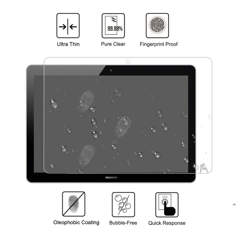 Protection en verre trempé 0.25 mm pour écran Huawei MediaPad T3 10 Protection en verre trempé 0.25 mm pour écran Huawei MediaPad T3 10