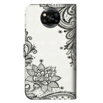Housse Poco X3 Fleurs Dentelle Housse Poco X3 Fleurs Dentelle