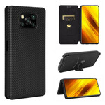 Flip Cover Poco X3 Fibre Carbone Colorée Flip Cover Poco X3 Fibre Carbone Colorée