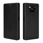 Flip Cover Poco X3 Fibre Carbone Colorée Flip Cover Poco X3 Fibre Carbone Colorée