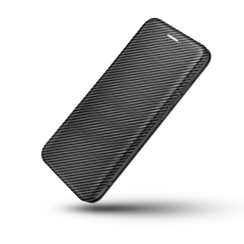 Flip Cover Poco X3 Fibre Carbone Colorée Flip Cover Poco X3 Fibre Carbone Colorée