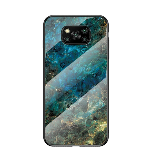 Coque Poco X3 Verre Trempé Marble Colors