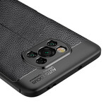 Coque Poco X3 Effet Cuir Litchi Double Line Coque Poco X3 Effet Cuir Litchi Double Line