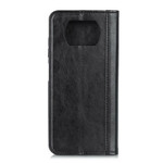 Flip Cover Poco X3 Cuir Litchi Fendu Élégance Flip Cover Poco X3 Cuir Litchi Fendu Élégance