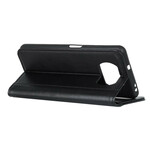 Flip Cover Poco X3 Cuir Litchi Fendu Élégance Flip Cover Poco X3 Cuir Litchi Fendu Élégance