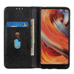 Flip Cover Poco X3 Cuir Litchi Fendu Élégance Flip Cover Poco X3 Cuir Litchi Fendu Élégance
